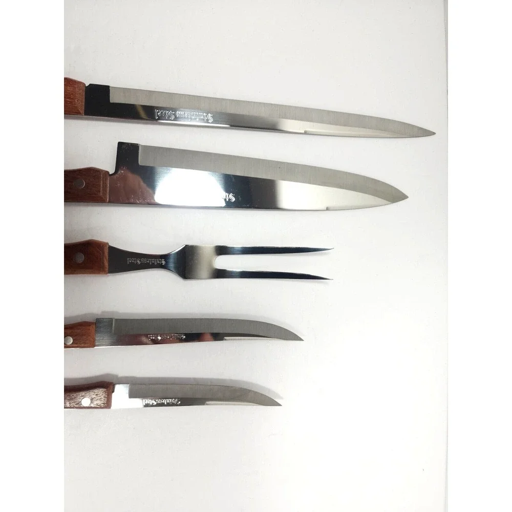 Vintage‎ Royal Lancer Stainless Steel Knife Set in Original Box
